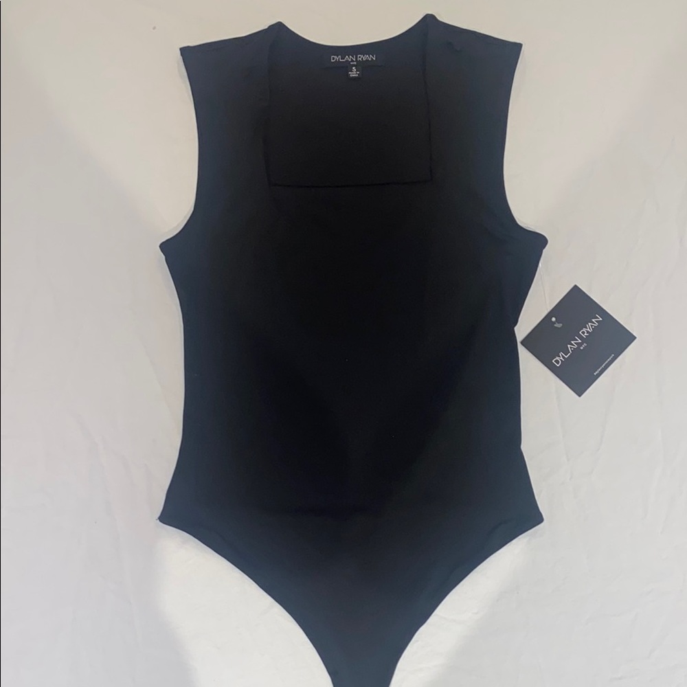 Black Sleeveless Bodysuit size S Dylan Ryan